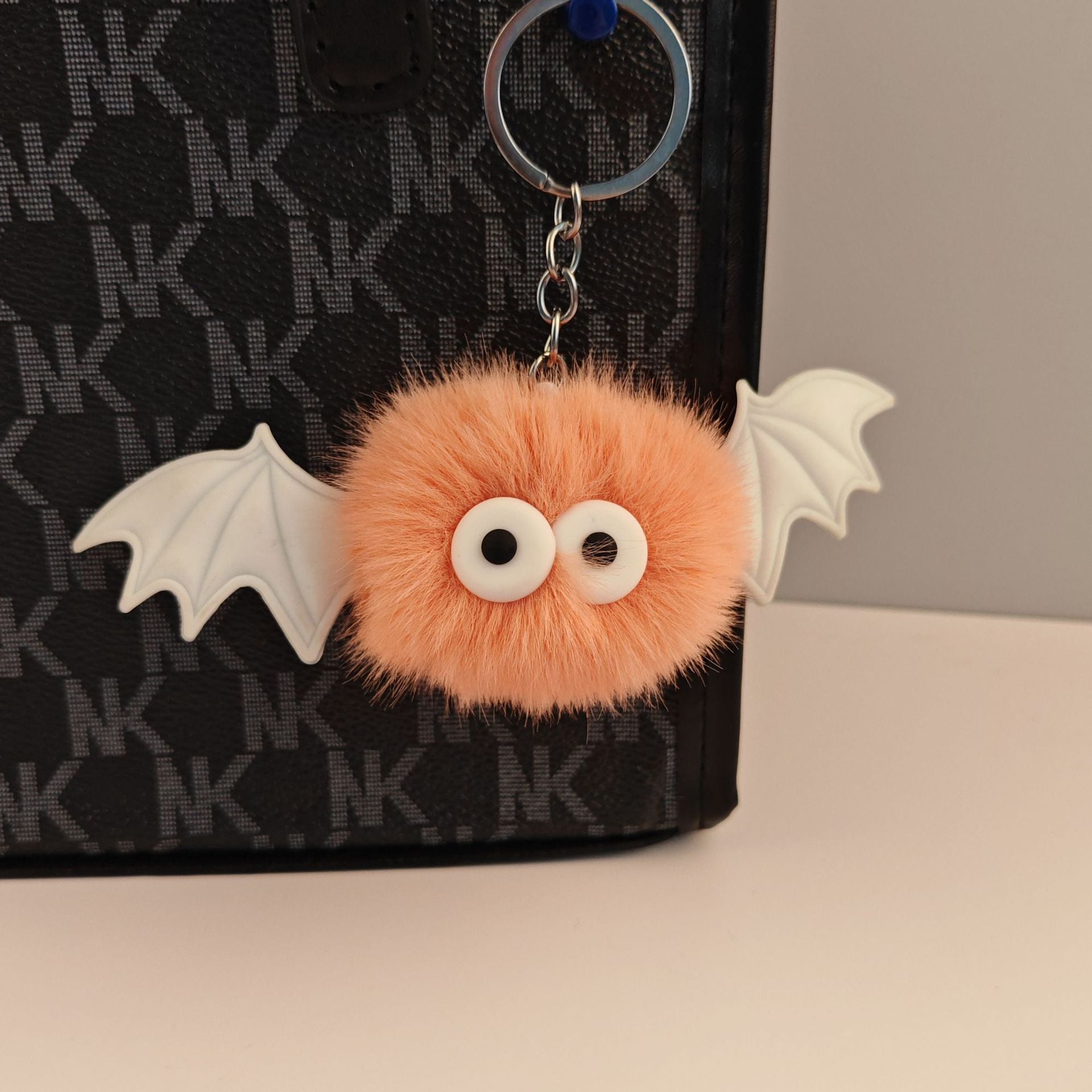 Wholesale 5pcs/pack Plush ball pendant funny keychain accessories